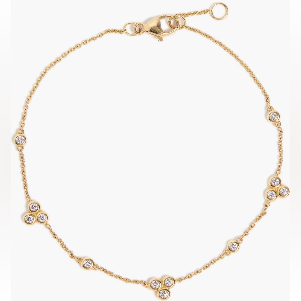 Bony Levy diamond station Gold Bracelet